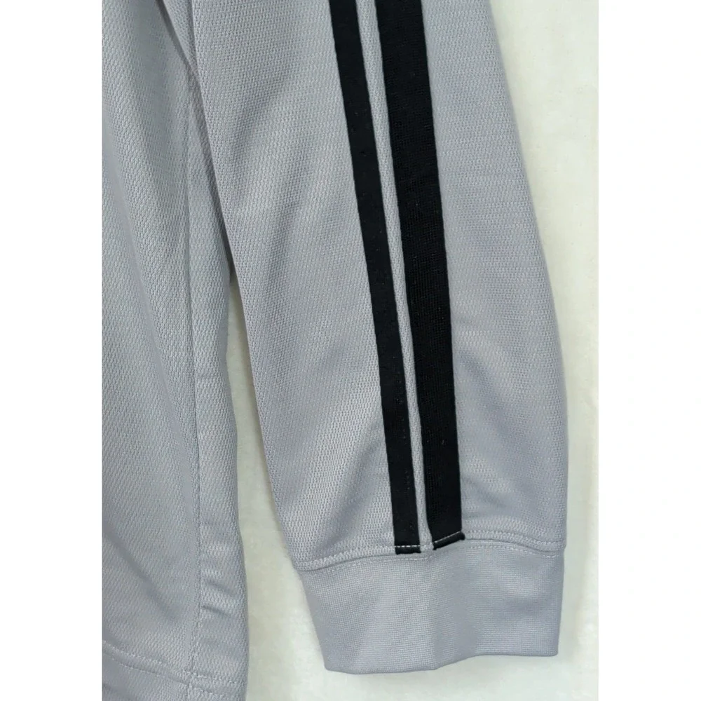 Nike Long Sleeve Shirt‎ Mens L Gray Black Stripes Athletic Athleisure Y2K Active